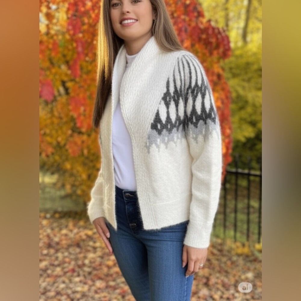 Banana Republic Alpaca Wool Blend Cardigan Sweater